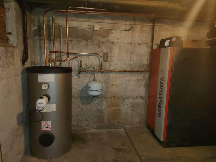Installation de chauffage biomasse près de Sarre-Union
